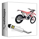 72530AKZ arrow 72530AKZ auspuff zugelassen kat race-tech aluminium endkappe carby kompatibel mit honda crf 450 l 2019 2020 mototopgun