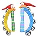 TOYANDONA 2Pcs Campanelli a Campana Tamburello in Legno Jingle Bells Strumento Musicale Carino Scuotendo Giocattolo Giocattolo Musicale per Bambini Bambini (Colore Casuale)