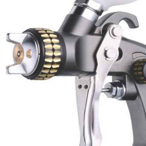 Image of Painter LVLP Gravity Spray Gun PF-02 Non-Drip Paint Cup with Nozzle Tip Size 1.2mm Cup Capacity 300 ml