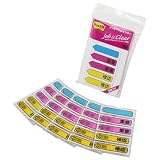 3M ポストイット フィルム 付箋 インデックスシール イエロー ピンク ブルー 20枚×2パッド×5パック 684P-IC-5P グリーン購入法適合