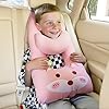 Longhuo Travel Pillow,Car Pillow Kids Car Seat Pillow U Shaped Pillow for Travel Skin-Friendly Material The Sleeping Aid for Adults and Kids on Road Trips (Pink) #1