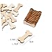 ARTIBETTER 100 Stück Unvollendete Holz Hundeknochen Ausschnitte zum Malen und Dekorieren Diy Holz Bastelbedarf für Kreative Projekte und Dekorationen