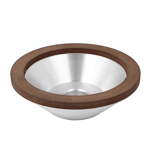 Aexit 100mm Diameter Abrasives Bowl Shape Diamond Grinding Wheel Grinder Red Model:98as604qo183