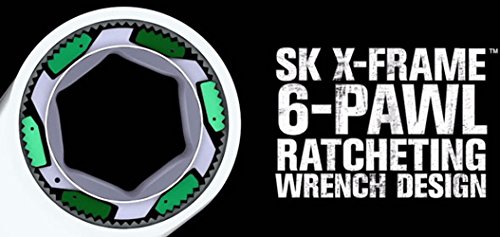 Sk Tools Usa, Llc, 80019, Ratcheting Wrenches, Chrome Steel Ratcheting Wrench Set, 8 To 19Mm, Superkrome Finish, 12 Piece #TOP3
