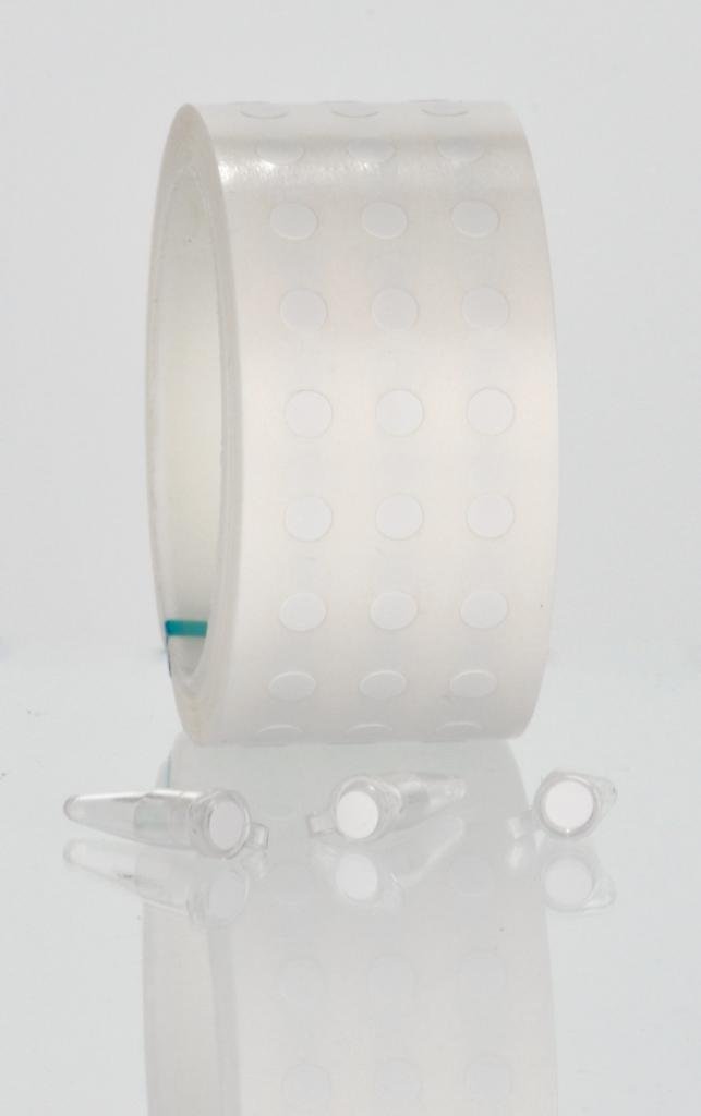 DIVERSIFIED BIOTECHTough-Spots TS-TNY Polyvinyl Label, 3/16" Diameter, White (Roll of 1500)