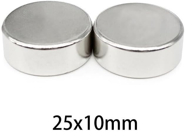 1/2/5/10PCS 25x10 mm Round Neodymium 25x10mm Thick Disc Magnetic 25 * 10 magnet(10PCS)