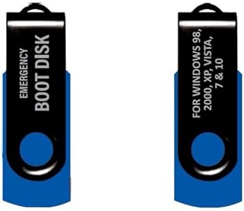 Ralix Compatible with Windows Emergency Boot USB - for Windows 98, 2000, XP, Vista, 7, 10 PC Repair USB All in One Tool (Latest Version)