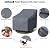 Dalema Outdoor Swivel Chair Cover 2 Pack,600D Heavy Duty 100% Waterproof Outdoor Chair Covers,Patio Furniture Covers for Swivel Patio Chairs,27.5" W x 32.5" D x 36" H,Grey