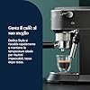 De’Longhi Dedica Style – Perfetto Macchina da Caffè Espresso, Compatibile con Cialde ESE, Montalatte Manuale per Cappuccino, Pannello di Controllo con Pulsanti, Larghezza 15 cm, Nero (EC685.BK)