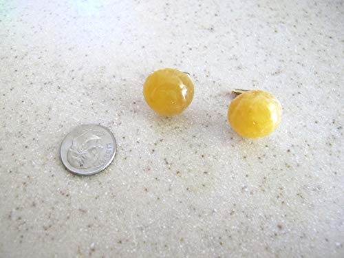 Mancuernillas de Círculos de Calcita Honey para Hombre miniatura 3