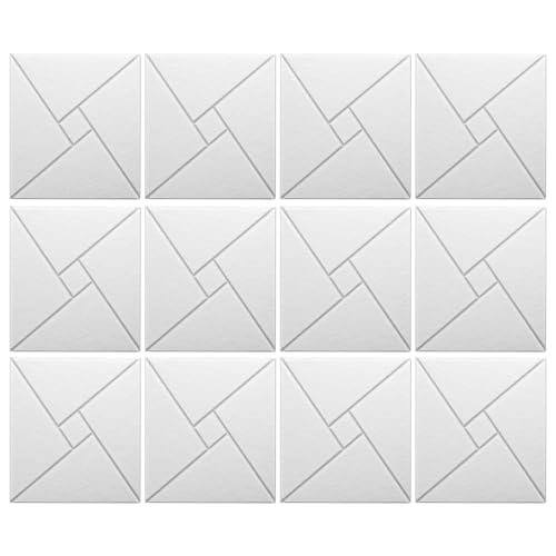 Panneau mural en mousse acoustique x12 carré isolant phonique chambre enfant