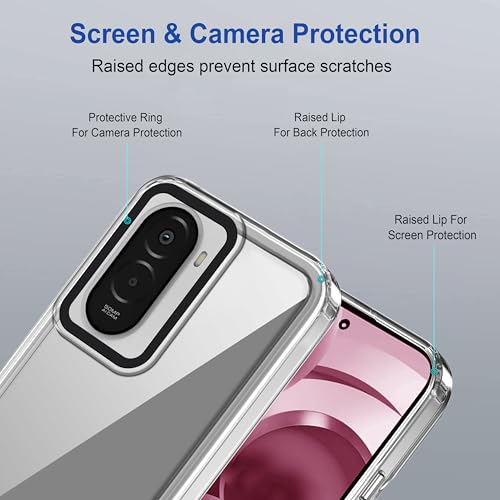 Image of Zapcase Back Case Cover for Poco M7 Plus 5G | Compatible for Poco M7 Plus 5G Back Cover | Case Cover with Camera Protection | (TPU + PC | Transparent)