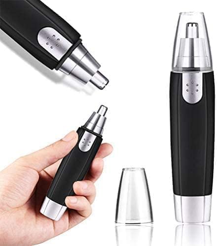 Image of YETI 3-in-1 Electric Nose & Ear Hair Trimmer - Stainless Steel Blades, Painless Grooming for Men & Women (Black)