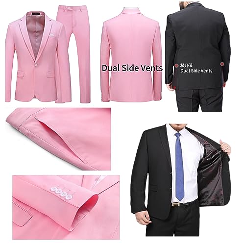 Men's Double Breasted Suit, 2-Piece Jacket and Pants2
