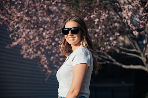 Shadyveu Classic Square Flat Top Oversized Super Dark Tint Lens Uv400 Mens Womens Sunglasses (Style #1) #TOP4