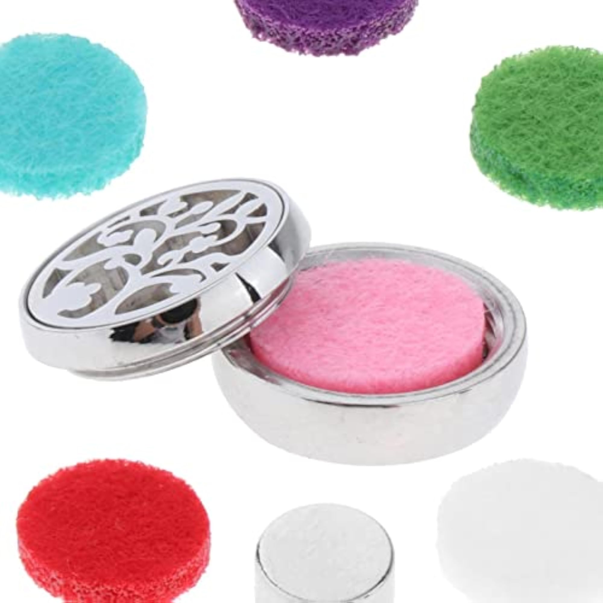 2 Sets 10mm Mask Aromatherapy Buckle Clip Diffuser