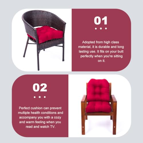 Coussins de siège en U en polyester souple rouge haute densité pour chaise de bureau