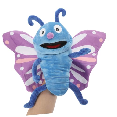 TOYANDONA Fantoche De Mão Borboleta Fantoche De Pelúcia Fantoche De Mão Animal Fantoche De Mão De Co