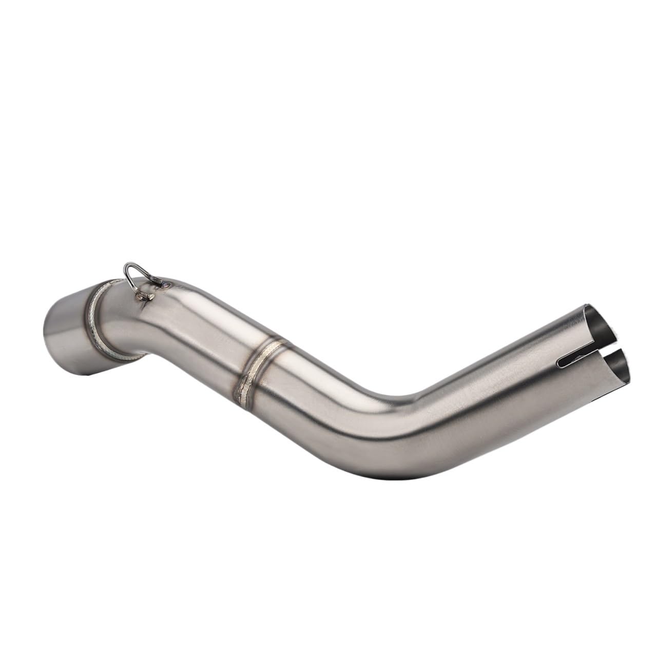 rura wydechowa motocyklowy wydech Slip On Pasuje Do Układu Wydechowego Motocykla 700MT 51MM Zmodyfikowana Rura Z Łączem Środkowym Tłumika(Titanium alloy)