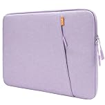JETech Laptop Sleeve for 15-Inch Notebook, Compatible with MacBook Air 15-Inch M5-M2, MacBook Pro 16-Inch M5-M1, Waterproof Shockproof Case with Accessory Pocket Bag (Light Purple)