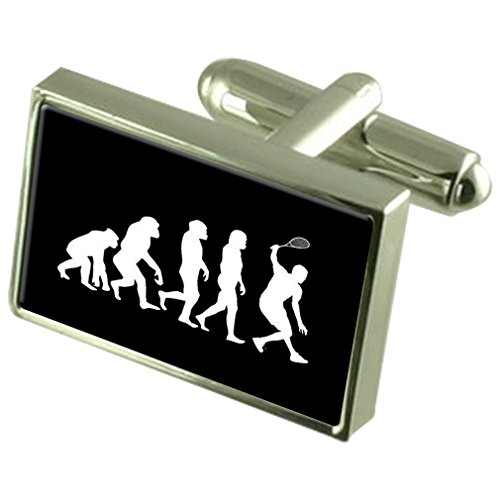 Mancuernillas Evolution Ape to Man con clip y caja miniatura 1