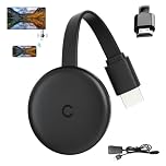 Chromecast, HD Wireless Display Adapter, Chromecast Device for TV 4K, Plug and Play, 2.4/5G Dual Band WiFi Dongle for TV Support Airplay/DLNA/Miracast for Android/Windows/iOS/Mac OS