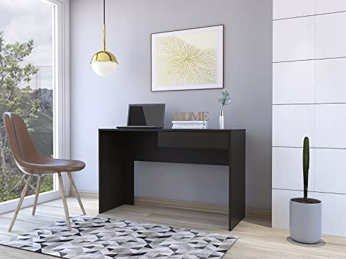 Minimalist Black Desk Writing Computer Desk with Drawer Minimalist Black Desk Writing Computer Desk with Drawer