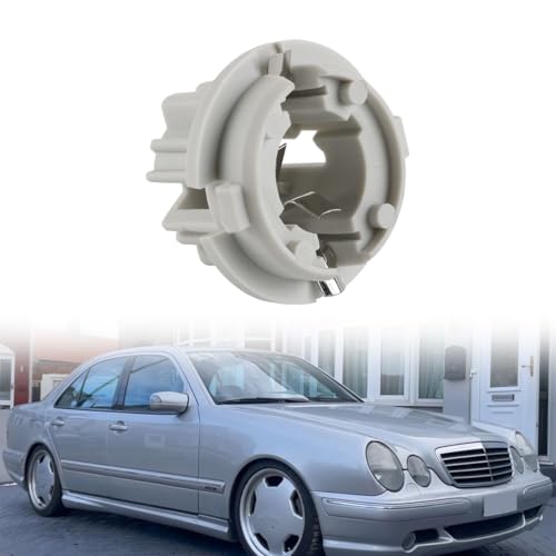 Enwye 2 Stück Auto-Rücklichtlampenfassung, A1408260182, 1408260182, kompatibel mit W210 R170 X251, weißes Rücklichtzubehör