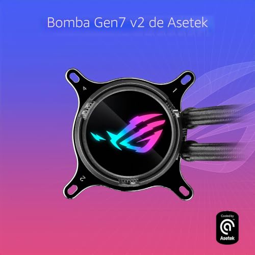 Refrigeración líquida 360 ROG Strix LC III con bomba Asetek Gen7 v2 3