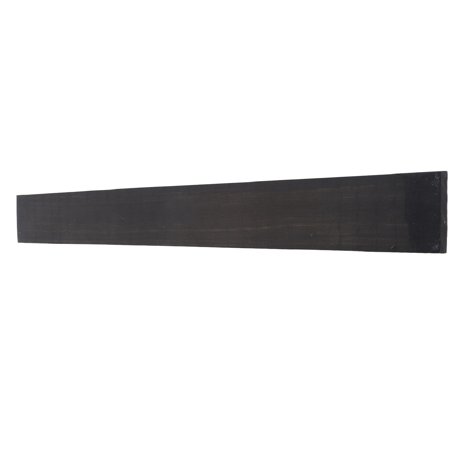 Tastiera per Basso Elettrico Sostituzione della Tastiera in Legno di Ebano Fai-da-te Ideale per Strumenti a Corda per Basso Elettrico (BLACK)