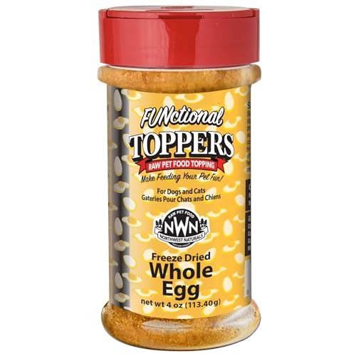 Image of Northwest Naturals Freeze-Dried Whole Chicken Egg Functional Topper - for Dogs & Cats - Healthy, 1 Ingredient, Human Grade Ingredients, All Natural, Proudly Made in USA, 4 Oz (Pack of 1)