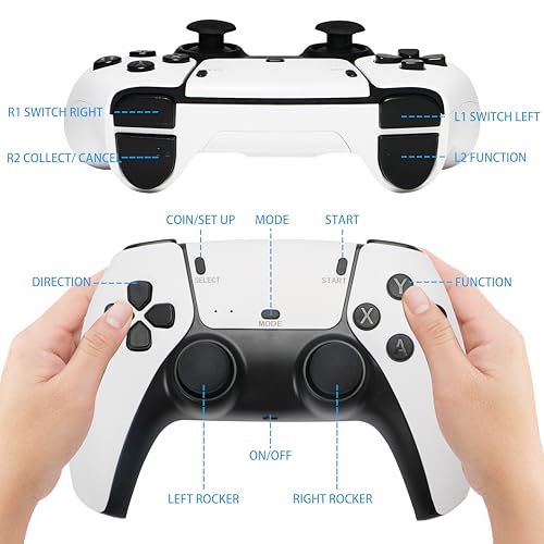 Heramie M15 Retro Game Console, Plug And Play Video Games 4K Hdmi Output For Tv, Classic Game Console, Built In 20000+ Games With 23+ Emulators And 2 Controller Gifts thumb #3