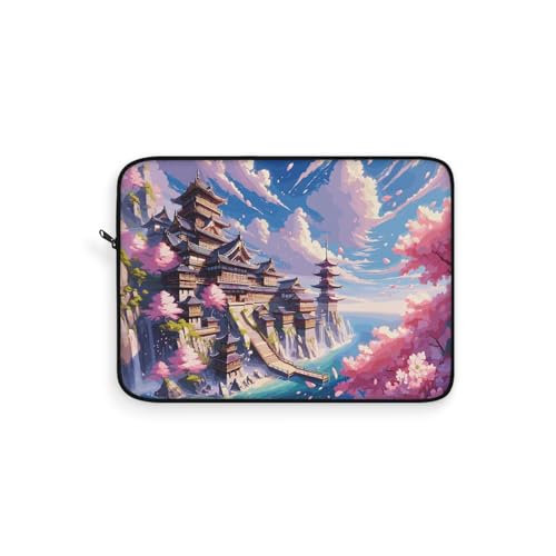 Funda para portátil de castillo japonés funda para laptop bonita protección suave Kawaii Majestic
