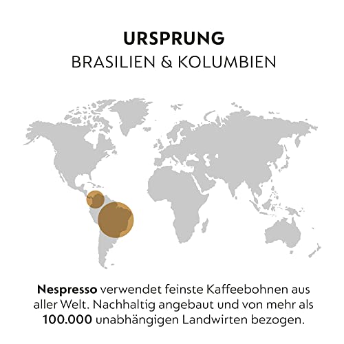 NESPRESSO ORIGINAL Volluto, Espresso mit mittlerer Röstung, Kompatibel mit ORIGINAL Kaffeemaschinen, Kapsel Set aus 100 Kaffeekapseln
