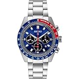 SEIKO Prospex スピードタイマー ソーラークロノグラフ SSC913 ブルーダイヤル サンレイ仕上げ レッドアクセント