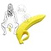 Lover Mall Spina a Banana in Silicone Morbido Trainer Sexy (Giallo)