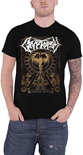 Amazon | [Cryptopsy] T Shirt Extreme Music Band Logo 新しい 公式 