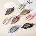 8 Pcs Flat Hair Clips for Women Girls, Flat Claw Clips for Thick Thin Hair, Hair Accessories Barrettes