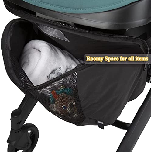 AIDIER Clip-On Opbergtas Compatibel met Doona Kinderwagen Autostoel, Exclusieve Antislip Rits Snap-On Wandelwagentas… - Image 4