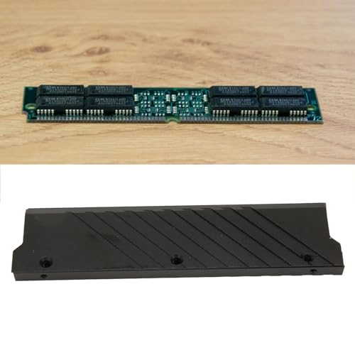 POENVFPO DDR5 Memory RAM Cooler Efficient Heat Dissipation for Computer Water Cooling System, Aluminum Alloy Memory Heat Sink for MEO PMOAB G, Improve Performance, Applicable for DDR5 Module (Black)