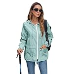 Hount Women's Lightweight Hooded Raincoat Waterproof Packable Active Outdoor Rain Jacket (S-3XL) - Image 4