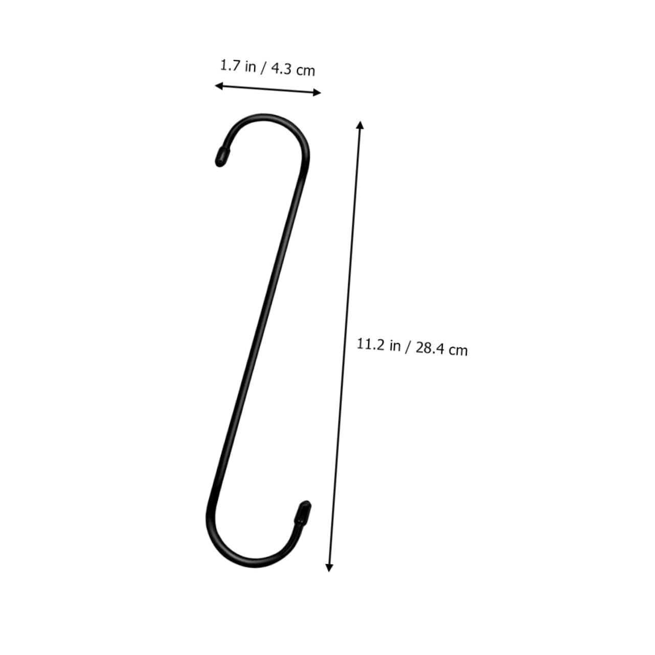 VILLFUL 20pcs Multifunctional s Hook Black Plant Stand Macrame Plant Hanger with Pot Coat Hooks Plant Hanging Hook Heavy Duty Brackets Heavy Duty s Hook Plant Hooks Plant Holder Iron