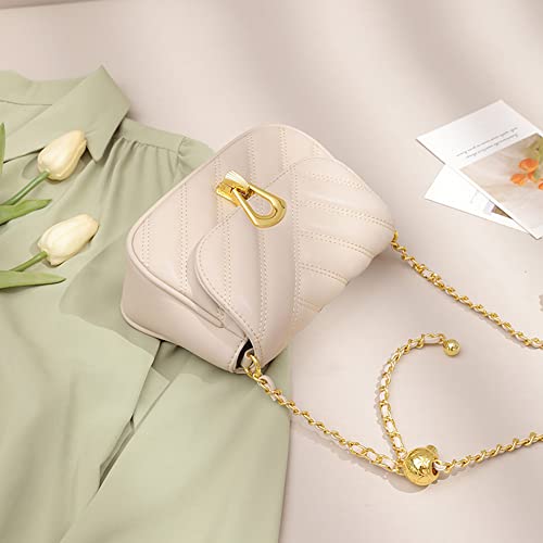 Mn&Sue Crossbody Bags for Women Fashion Quilted Purse Small Shoulder Bag with Adjustable Chain Ladies Clutch2