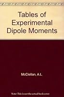 Tables Experimental Dipole Moments 0716701227 Book Cover