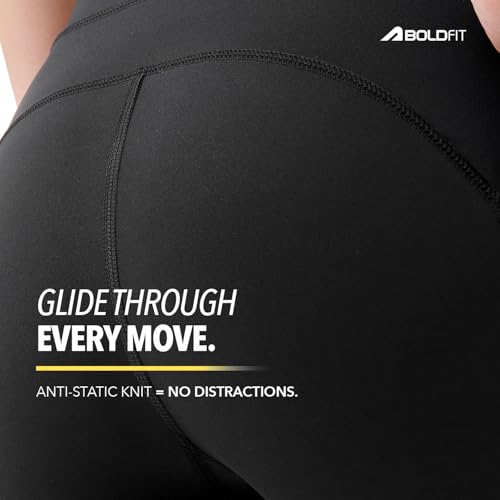 Image of Boldfit Limitless Nyloflex Flare Pants for Woman Leggings for Women Full Length Stretchable Gym Pants for Women Workout Flare Pant for Yoga, Pilates, Gym for Daily Use Flared Palazzo for Woman