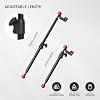 GVM Camera Slider Support Arm,Stabilizer Adjustable Tripod Stability Arm for Increasing Stability in Aluminum Alloy, Extendable Poles for Camera Slider Rail Track 2 Pack with C Clamps