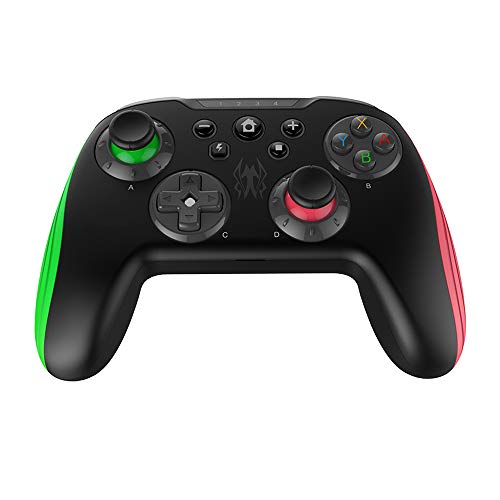 BestOff Wireless Controller for Switch/PC/Android Tablet and Mobilephone, Modular Gamepad with Interchangeable Joystick Modules, Customizable Programmable Turbo Buttons and Backside Key