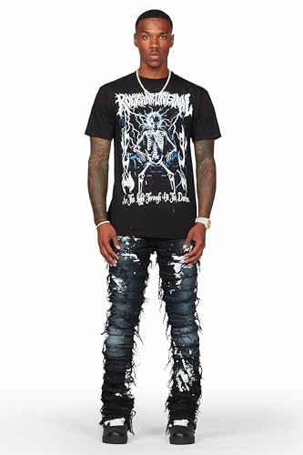Men's Garson Painter Stacked Flare Jean2