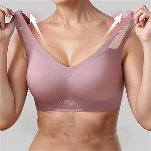 Lovethirdus Bras, Breathable Anti-Sagging Breasts Bra, Wireless Comfort Liftup Anti Sagging Women Breathable Lift Up Air4