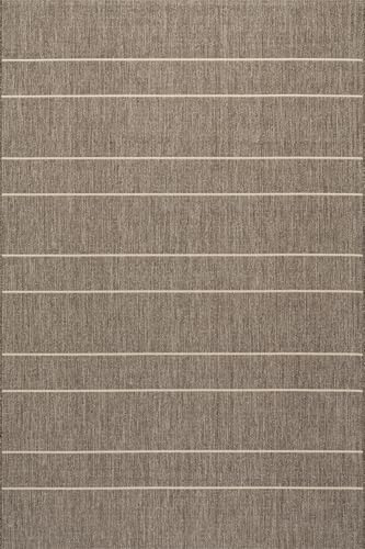 Nuloom Alaina Tapete 4 x 6 pies Interior/Exterior Gris Claro miniatura 3